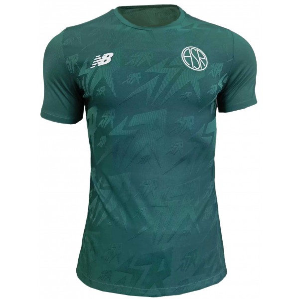 AS roma pre-match training jersey soccer uniform men's sportswear cyan football tops sports shirt 2023-2024